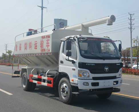 电动绞龙散装饲料车