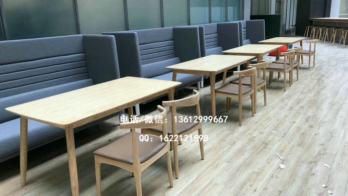 深圳上门安装茶餐厅桌椅，实木餐桌椅批发定制