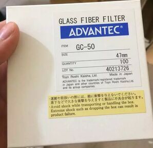 GC-50 47MM日本ADVANTEC孔径0.5um玻璃纤维滤纸