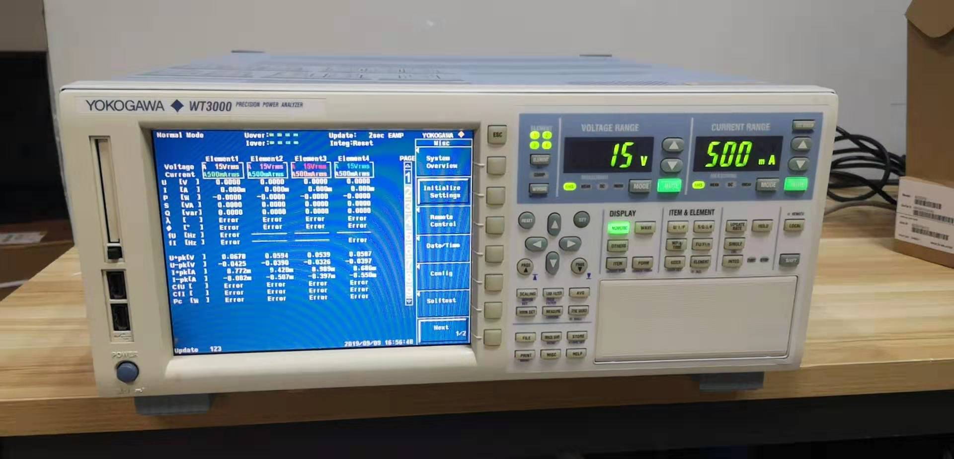 现货横河WT3000高精度功率分析仪YOKOGAWA wt3000   