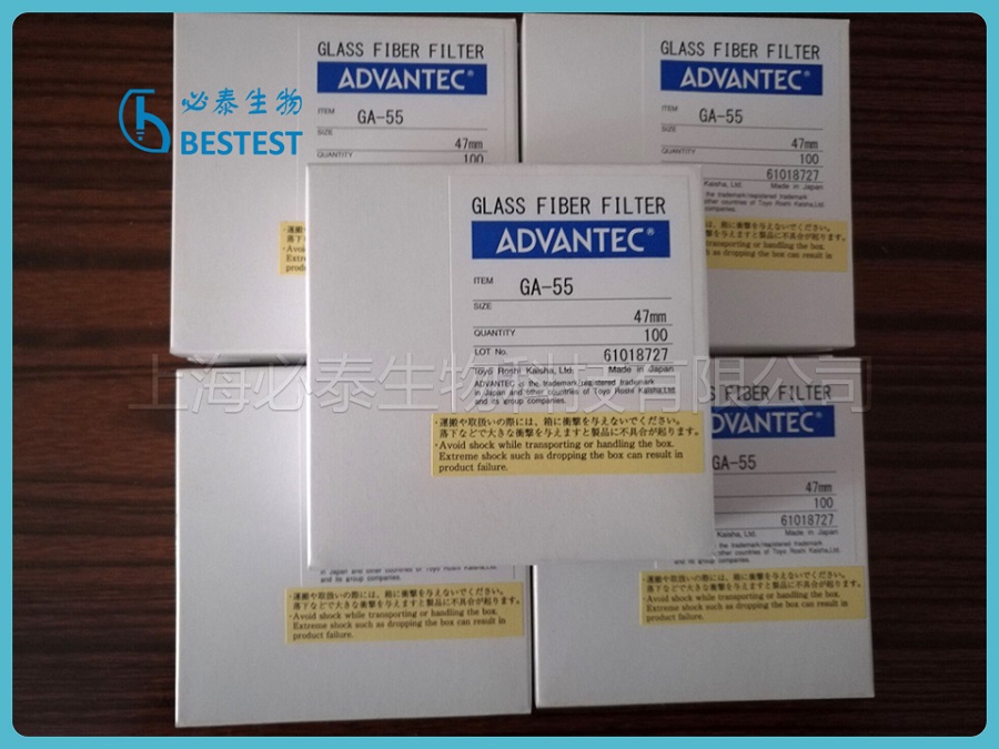 Advantec 47MM GA-55玻璃纤维滤纸Glass Fiber Filter