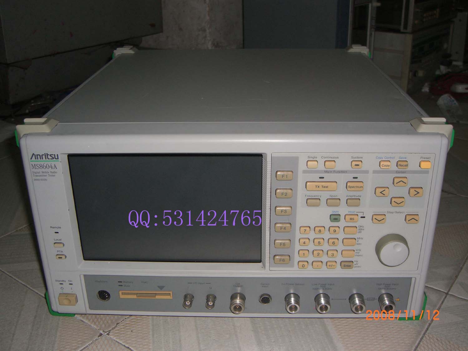 二手8.5GHZ频谱分析仪 MS2602A 射频频谱分析仪 MS2663C