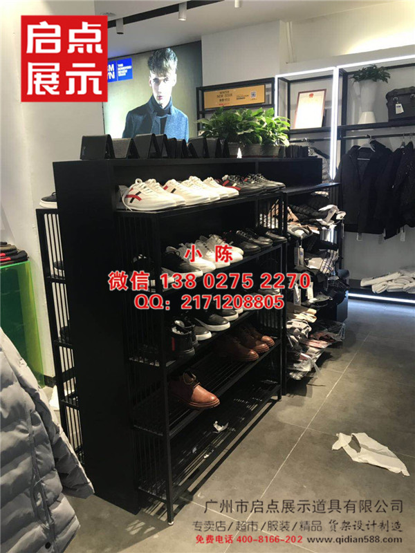 服装商铺休闲风格装修以纯时尚年轻化货架西遇男装货架