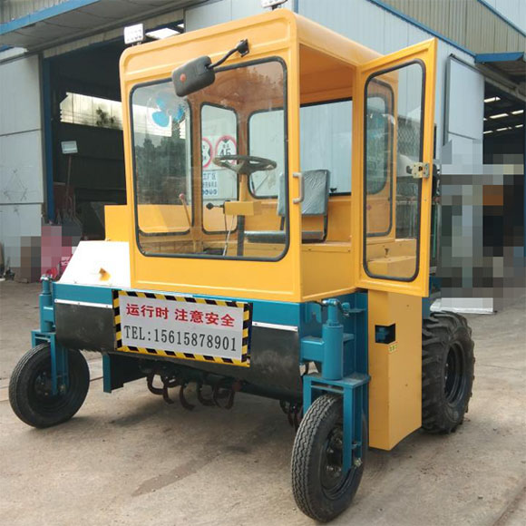 养猪鸡牛场履带式翻抛机-零排放粪污处理厂家