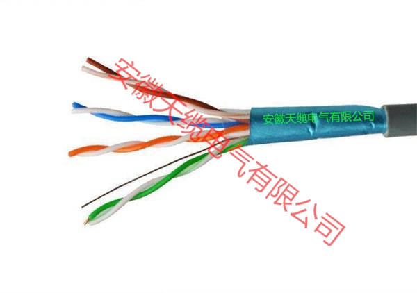 CAT5e FTP/4P超六类4对屏蔽网络线/安徽天缆电气