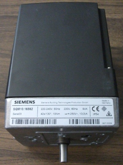 SIEMENS西门子SQN30.121A3500燃烧器技术参数