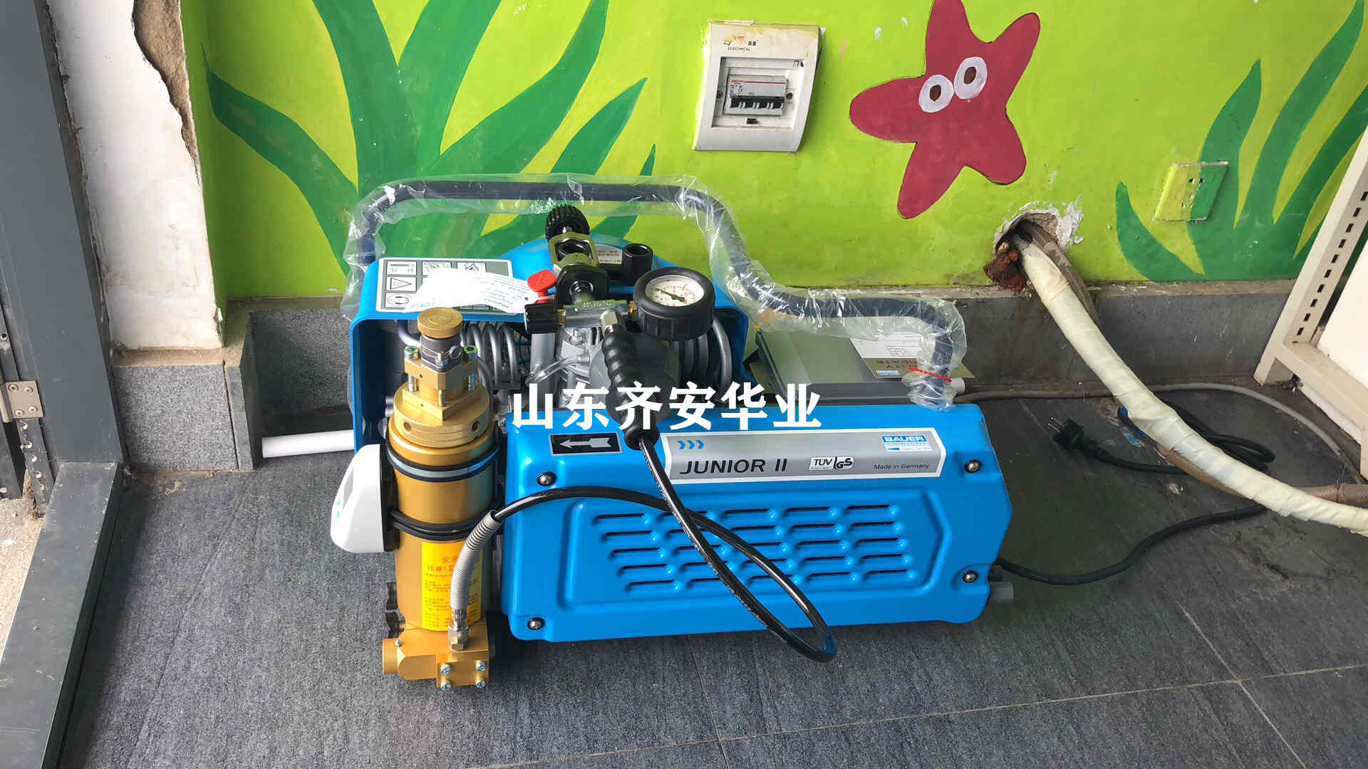 进口宝华J II W消防/潜水呼吸器用充气泵