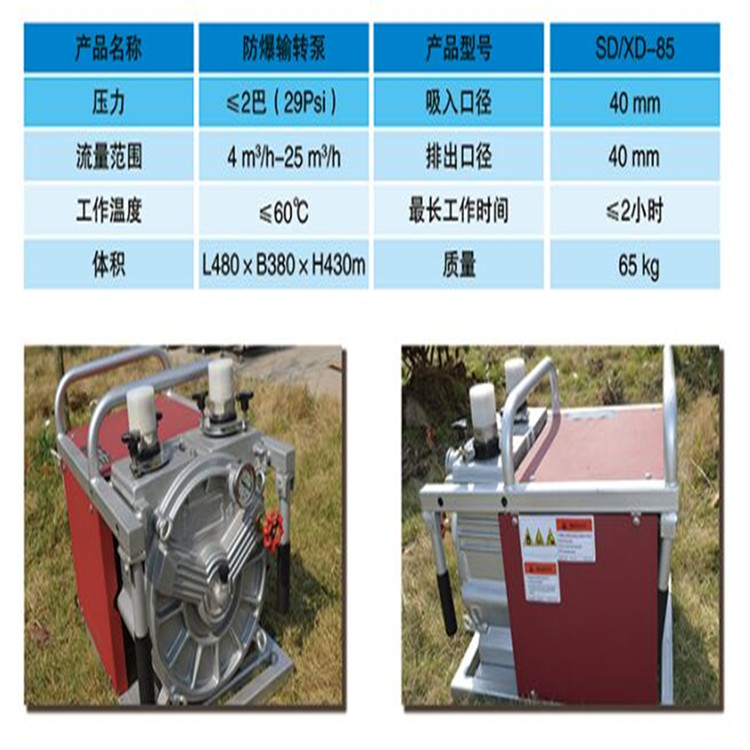   SD/XD-85防爆输转泵