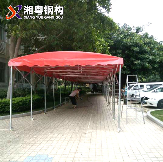 惠州市夜市大排档折叠伸缩雨棚汽车帆布折叠帐篷厂家直销
