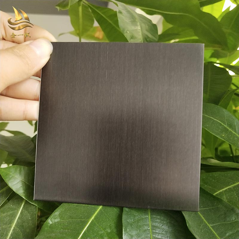 不锈钢彩色板 304不锈钢钛金板 不锈钢黑钛拉丝板 黄钛金拉丝板