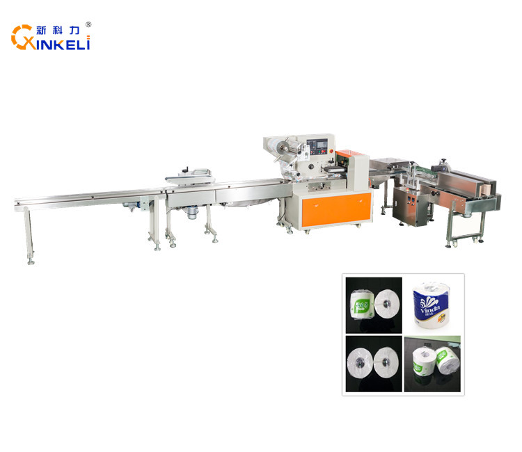 单个卷纸包装机,无芯卷纸自动包装机械,新科力包装机械设备