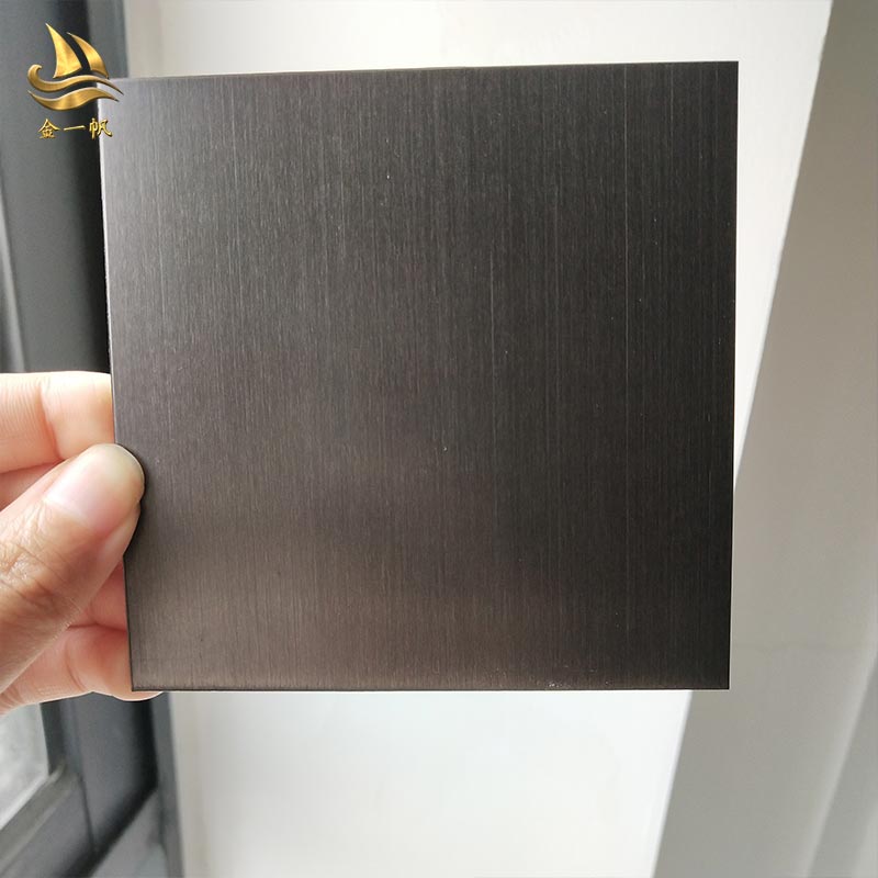 厂家直销黑钛拉丝不锈钢板 黑钛不锈钢拉丝板 黑钛拉丝板
