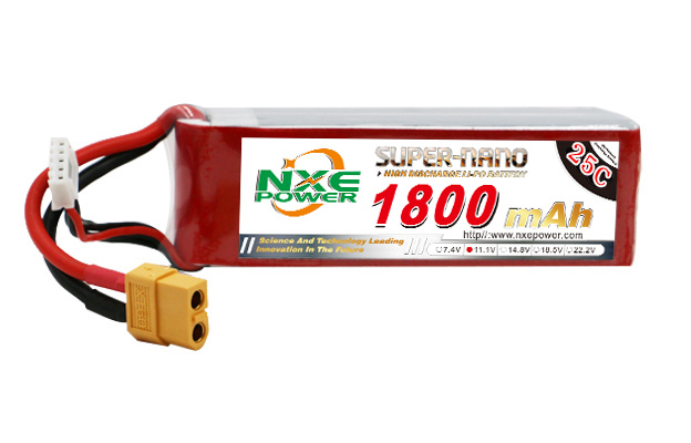 诺信NXE3S 1800mah 25c 可定制穿越机 FPV高倍率聚合物锂电池