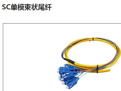 SC单模束状尾纤