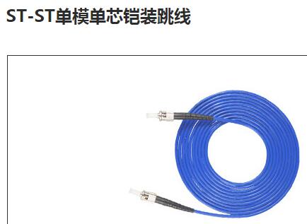 ST-ST单模单芯铠装跳线