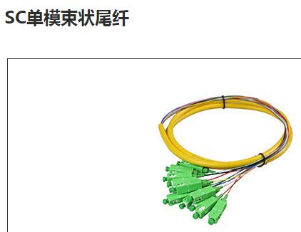 SC单模束状尾纤