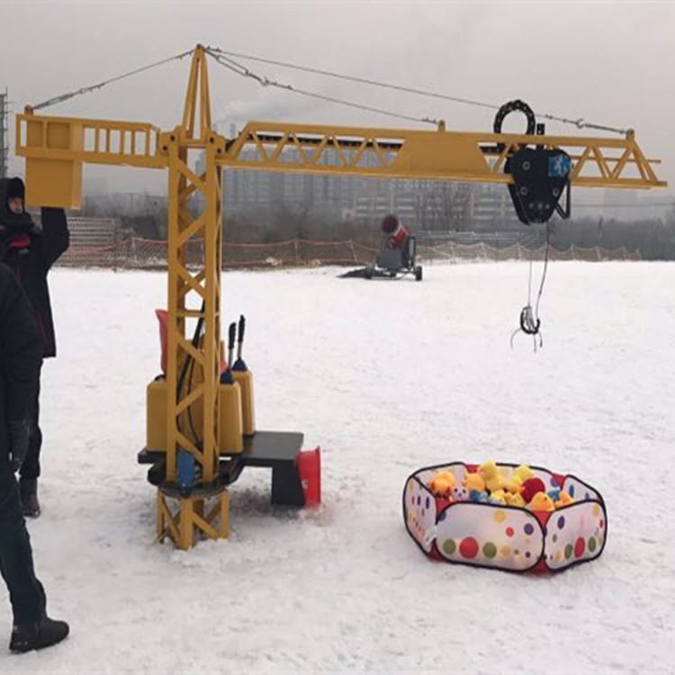 雪地游乐设备儿童游乐塔吊游乐场设备滑雪场设备