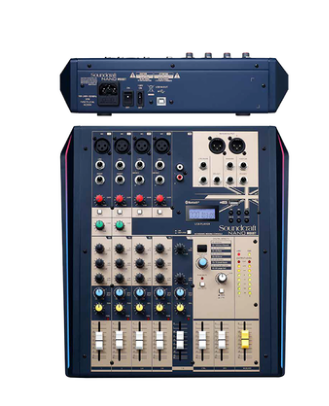 声艺Soundcraft Nano M08BT/M12BT支持蓝牙12 通道紧凑型模拟调音台