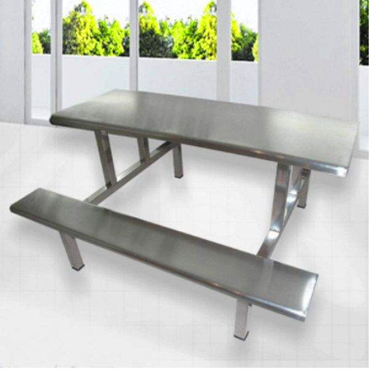 供应东莞不锈钢餐桌椅-深圳不锈钢食堂餐桌椅价格