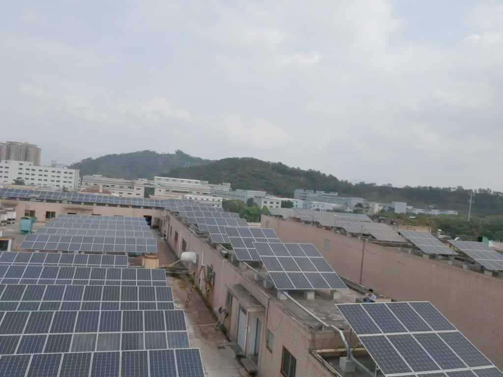 深圳市龙岗区151.2kWp太阳能光伏发电项目