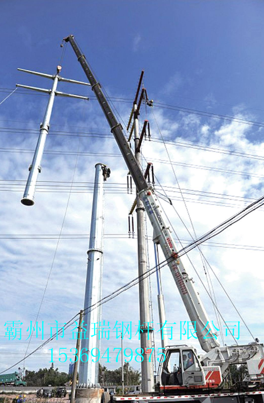 怀化市电力输电型钢杆10KV-35kv电力钢管杆