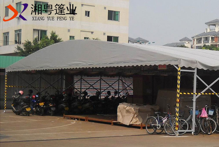 广东厂家热销伸缩雨棚遮阳篷涂塑布推拉棚篷布批发哪里好