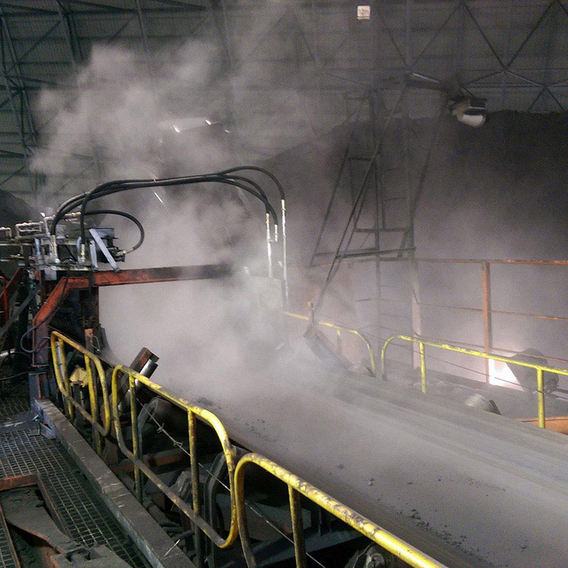 淄博干雾抑尘在钢铁厂的应用 