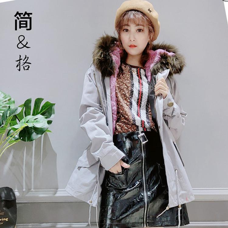 精品热销女装品牌简格时尚派克服库存尾货