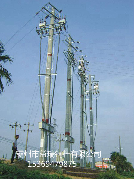 电力输电10KV-35kv电力钢管杆 耐张钢管杆 益瑞