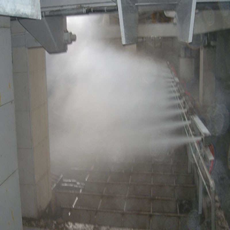 准格尔旗火力发电厂斜口落料管纳米级微雾除尘系统