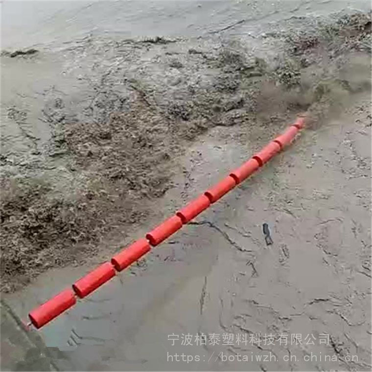 河道治理拦污400*1000聚乙烯浮筒