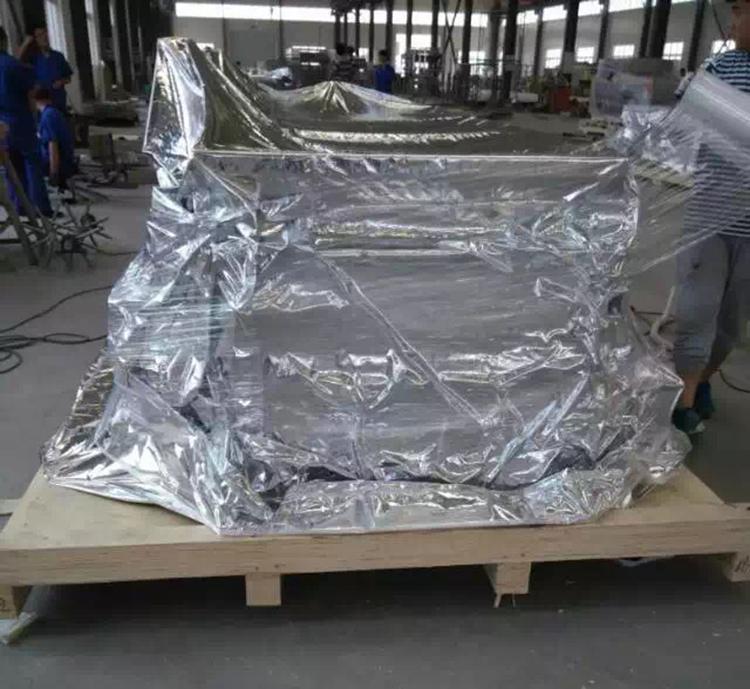定制大型设备包装真空铝箔袋出口机械包装防潮铝塑袋铝塑编织膜