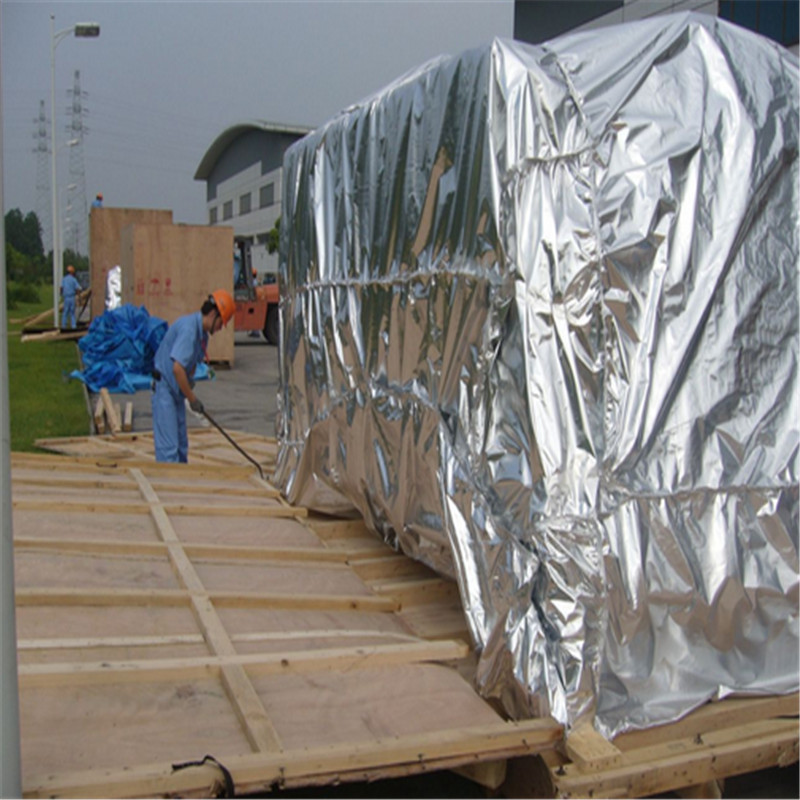 定制大型设备包装真空铝箔袋出口机械包装防潮铝塑袋铝塑编织膜