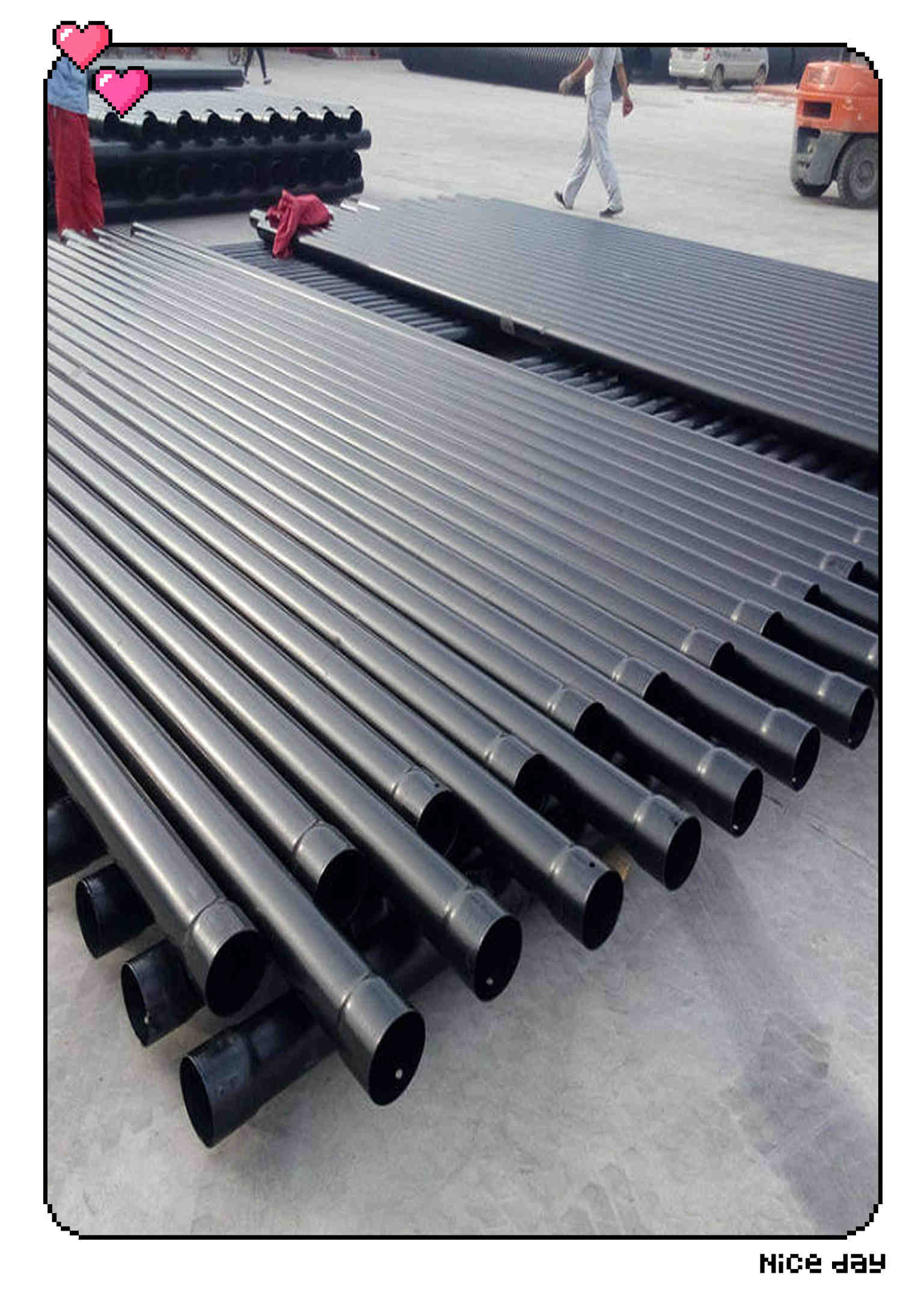 北京黑色钢管50-219热浸塑钢管生产厂家