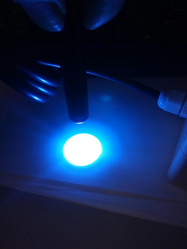 UV光纤照射机 UVLED光纤点光源 3W灯珠光密度1800mw