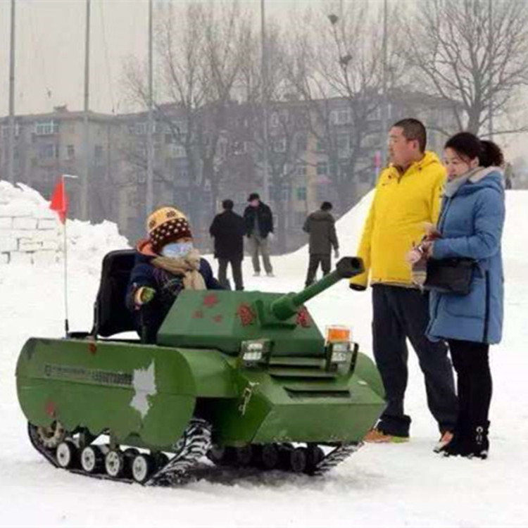 儿童雪地游乐项目雪地坦克车越野游乐坦克车