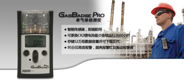 GasBadge Pro GB60英思科单气体检测仪