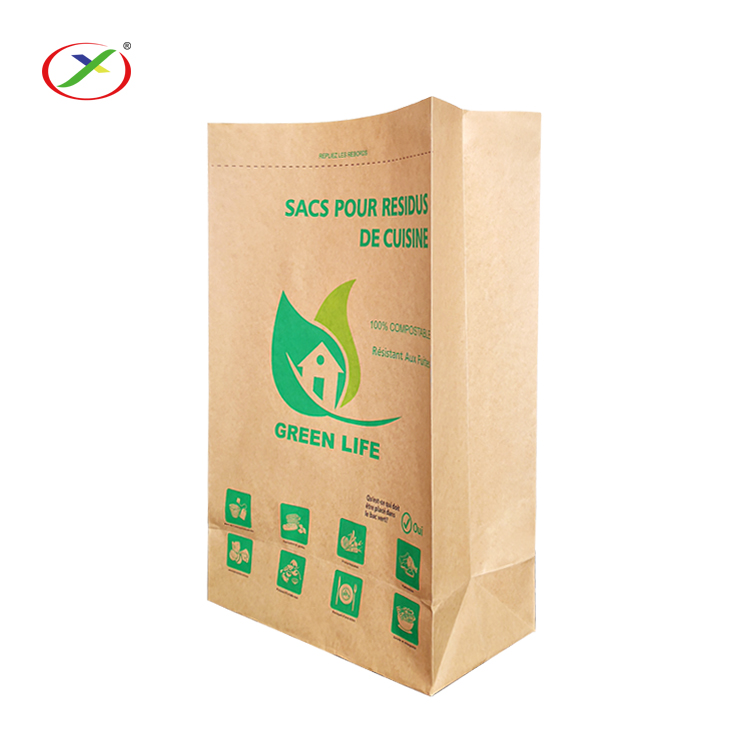 厨余垃圾袋生产厂家 防水防油PLA纸袋