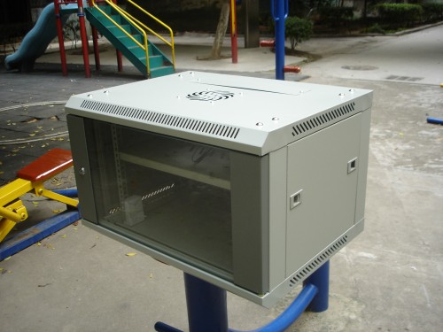 6u机柜生产商-广州6u挂壁式小机柜厂家直销-光纤熔接网络布线-安防工程