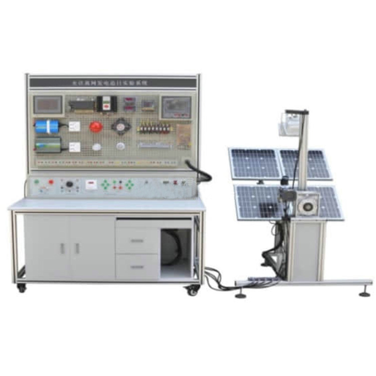 电子实训装置教学设备ZLNE-Y06型光伏离并网追日发电实训设备