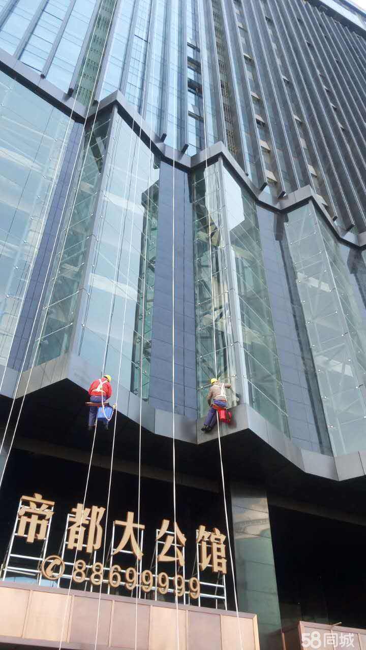 江门酒店玻璃幕墙清洗公司