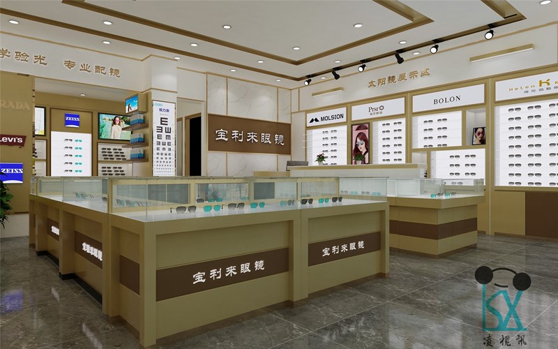 眼镜店装修如何凭借个性的设计来吸引顾客眼球？