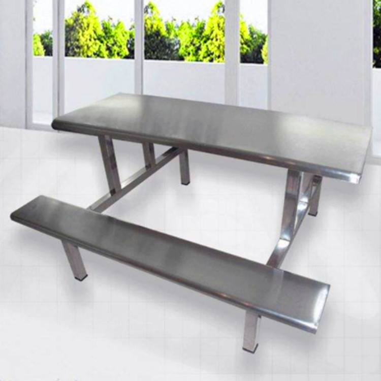 现货批发不锈钢餐桌椅 八人不锈钢餐桌椅 不锈钢餐桌椅生产商