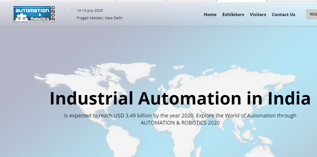 2020年印度工业自动化|2020年印度孟买机器人展Automation Expo