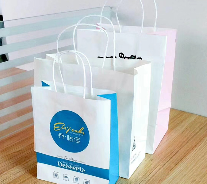 外卖送餐包装袋、食品纸质外卖袋印刷定制彩客