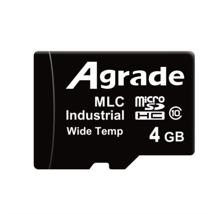 睿达agrade工业级TF卡 4GB宽温MLC颗粒 MD30-004GWS00M 原装行货