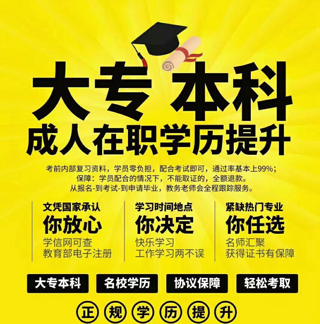 2019四川学历提升，自考，成考，网教电大，专套本