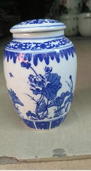 青花陶瓷罐 定制订做青花陶瓷罐 