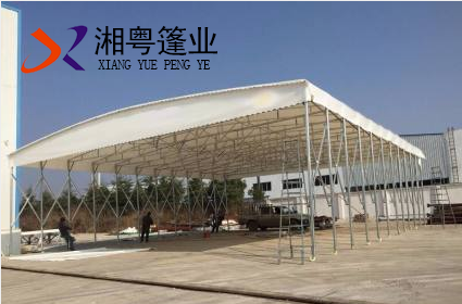广东中山推拉蓬活动棚大型推拉雨棚镀锌钢管推拉帐篷厂
