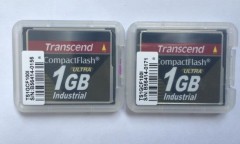 Transcend创见工业级宽温CF卡1GB,创见100I系列CF卡TS1GCF100I